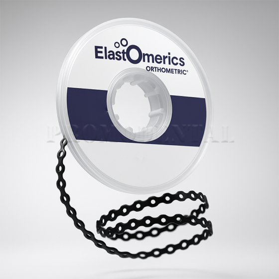 429-60-05-7004-Black long Orthodontic Chain_